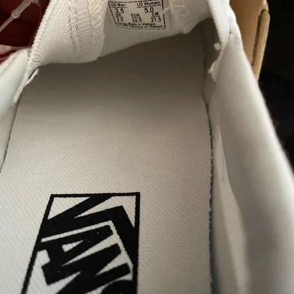 White Slip On Vans - Picture 2 of 4